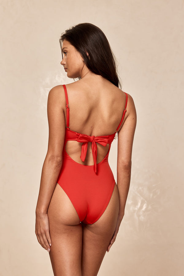 Bordeaux One Piece - Chili Pepper