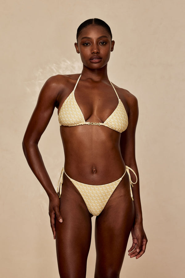 Palma Thong - Ivory Geo
