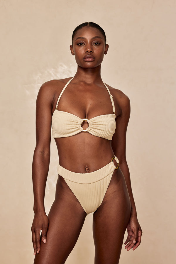 Antigua Bottom - Vanilla Matte Rib