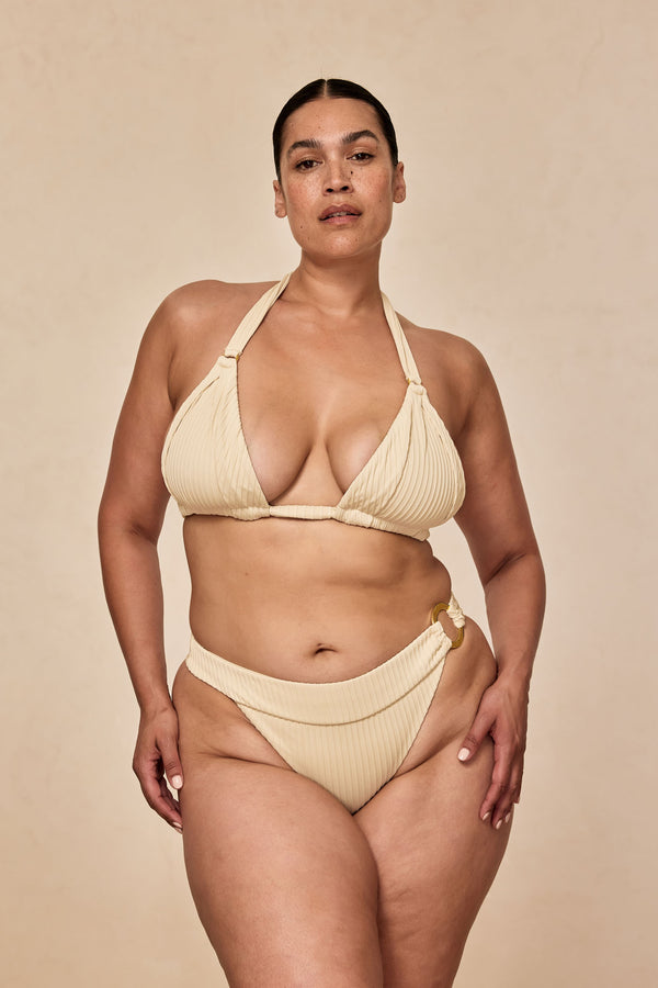 Morocco Top - Vanilla Matte Rib