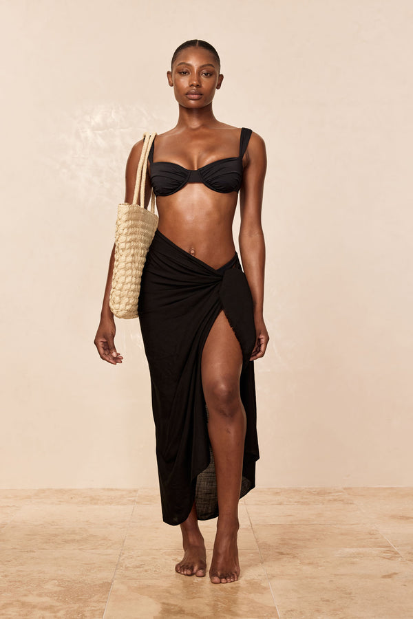 Amalfi Sarong - Black