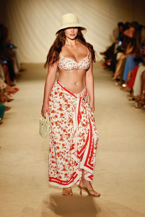 Via Marina Piccola Sarong - Sunrise Floral