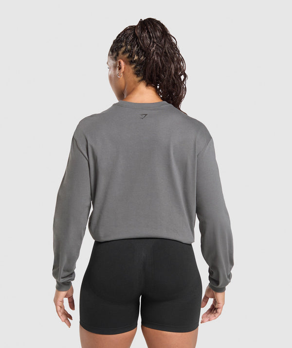 Back Gains Graphic Long Sleeve Top