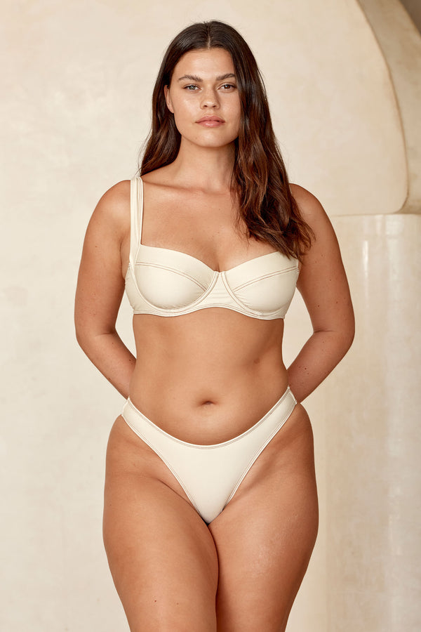 Sorrento Top - Champagne Denim