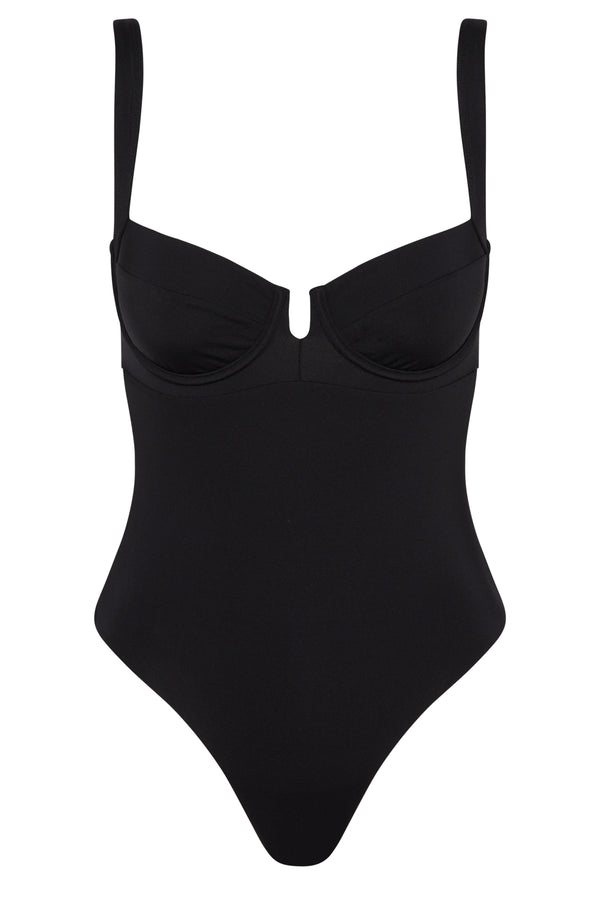 Clovelly One Piece - Black