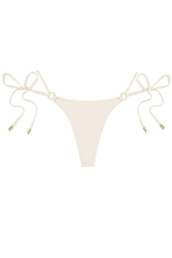 Hanalei Bottom - Ivory w/ Pearl Ring