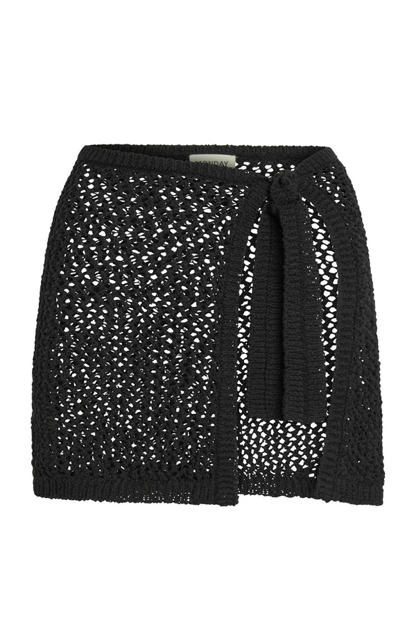 Santa Marta Sarong - Black Petit Crochet
