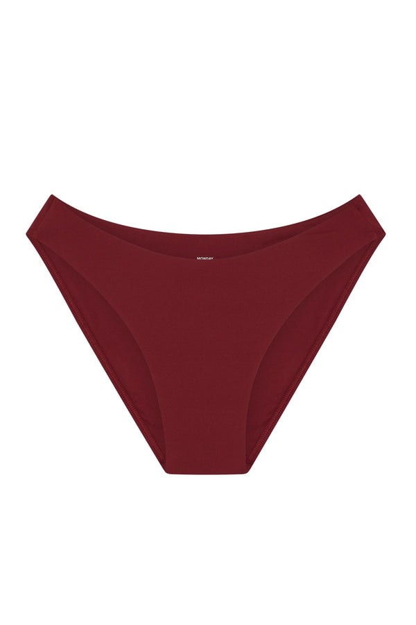 Seychelles Bottom - Burgundy (Modest Coverage)
