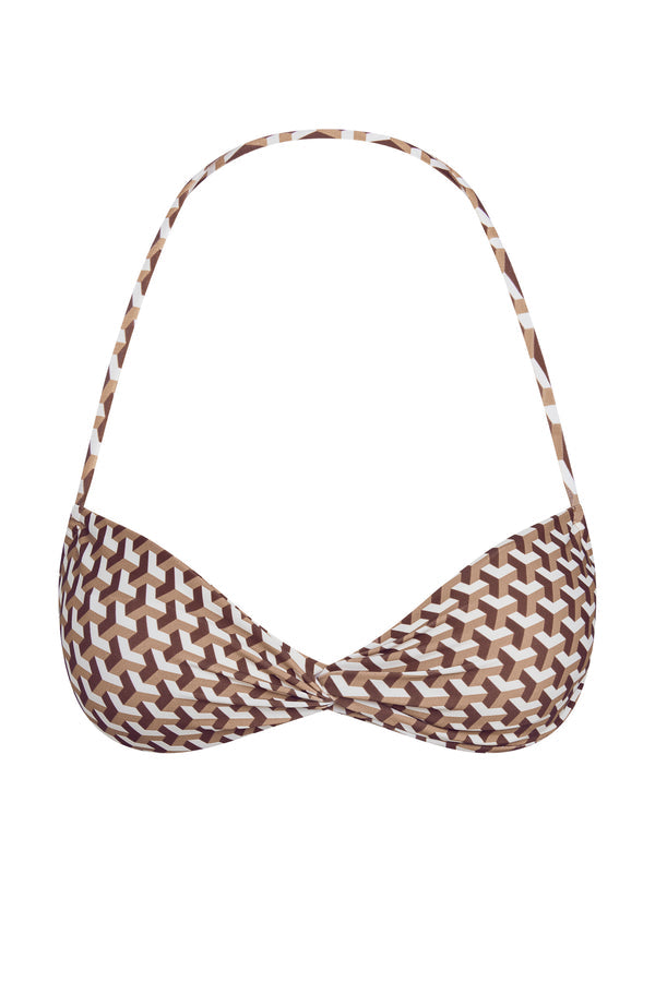 Tamarama Top - Husk Geo