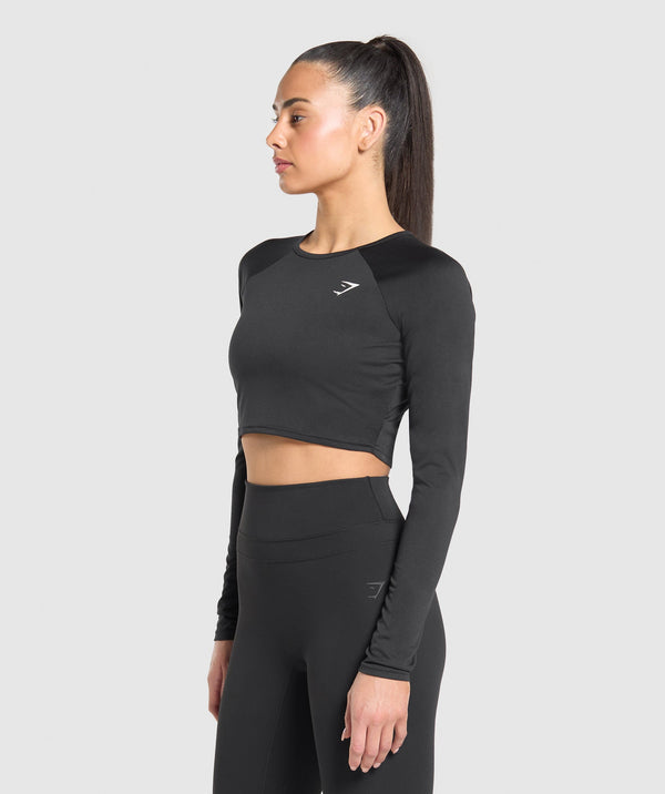 Training Long Sleeve Crop Top