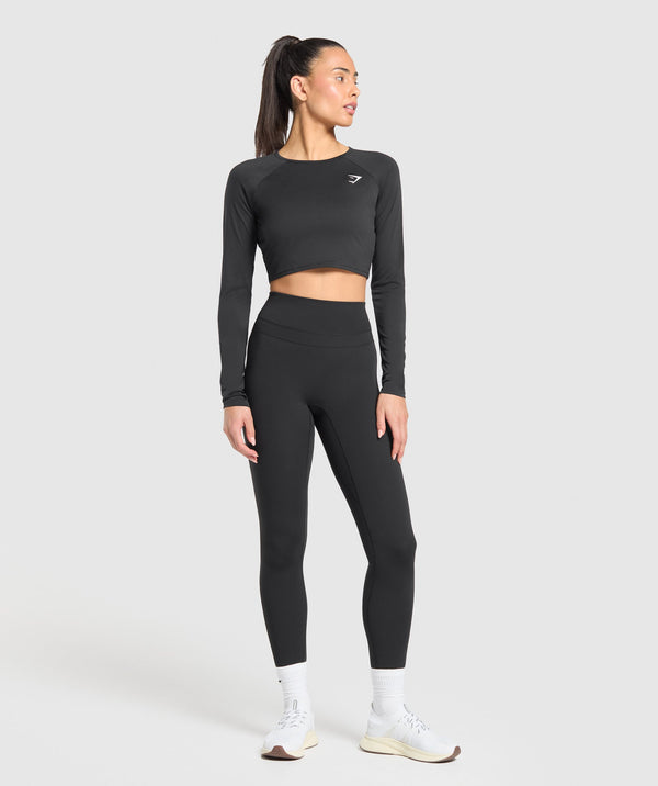 Training Long Sleeve Crop Top