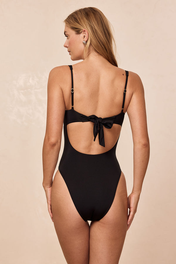 Clovelly One Piece - Black