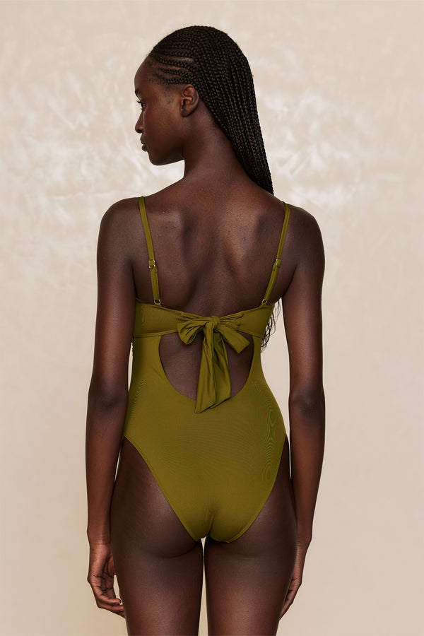 Bordeaux One Piece - Olive