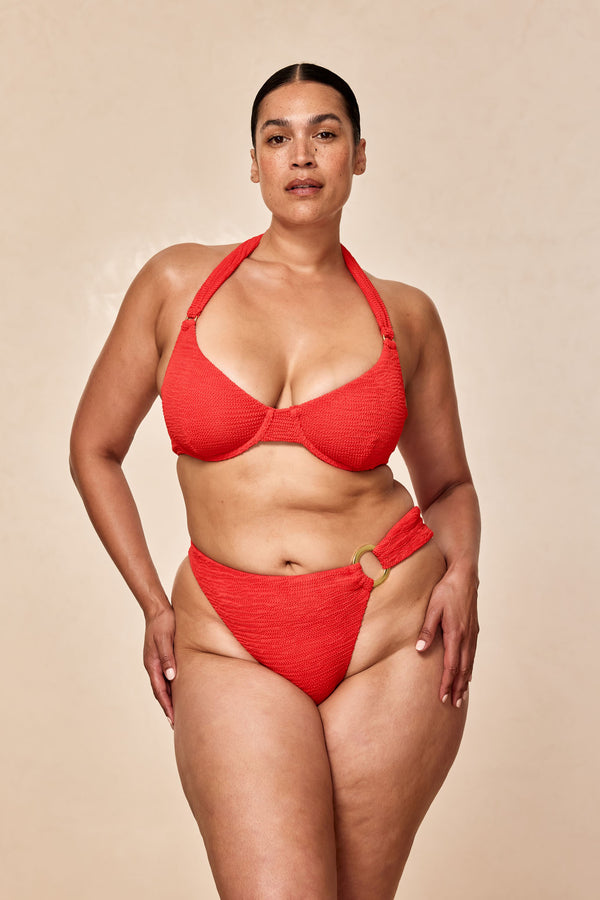 Honolulu Top - Chili Pepper Crinkle