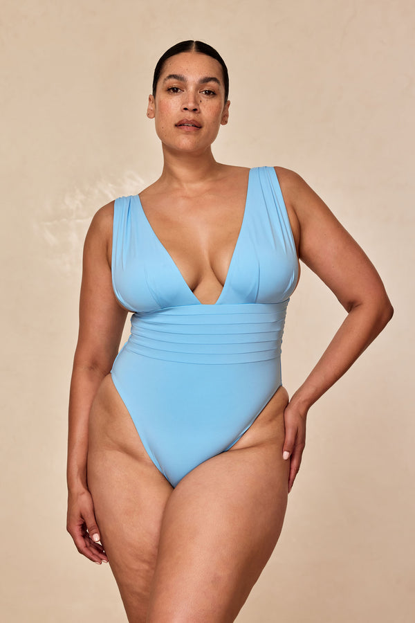 Florence One Piece - Ibiza Blue