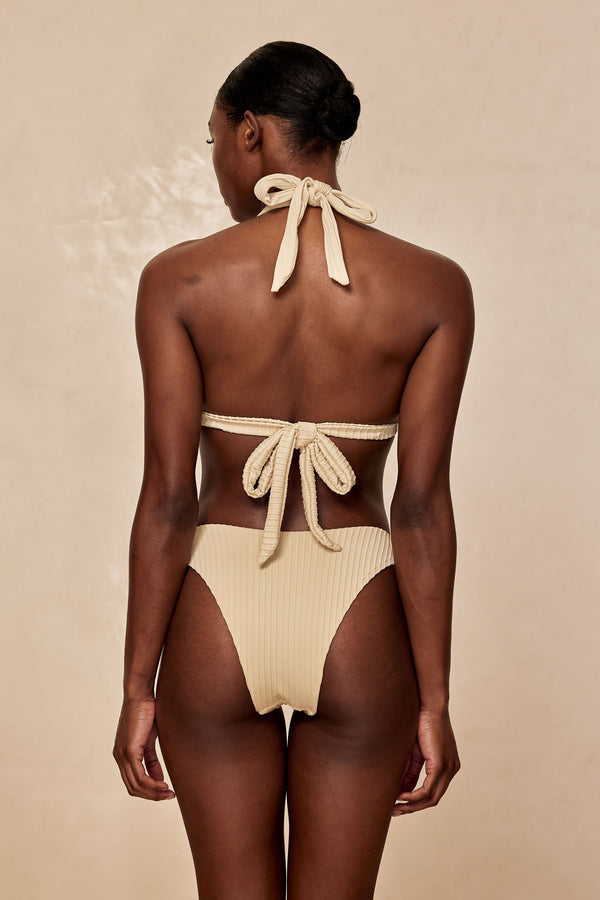 Morocco Top - Vanilla Matte Rib