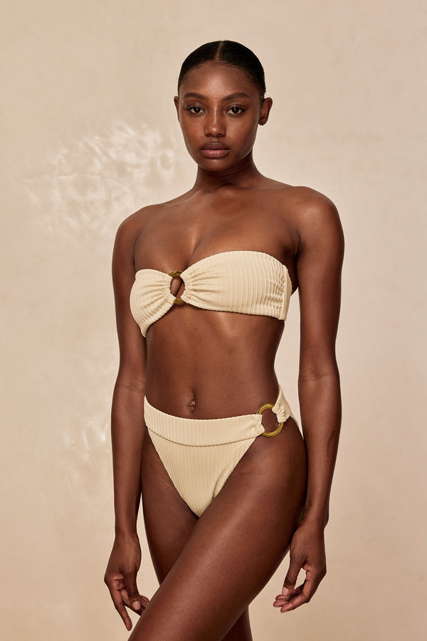 Antigua Bottom - Vanilla Matte Rib