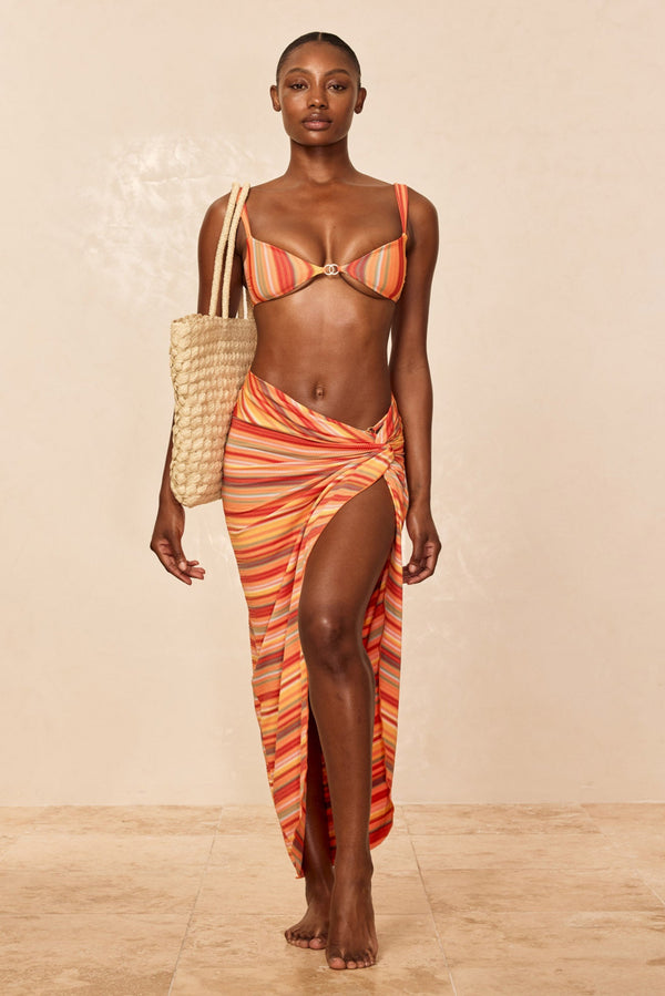 Andros Sarong - Sardinia Stripe