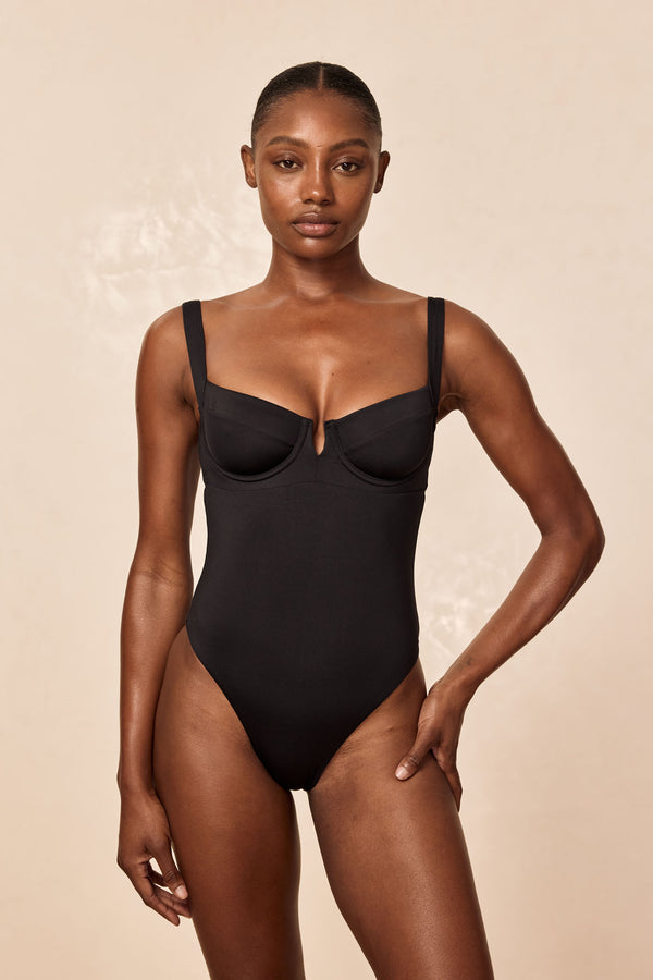 Clovelly One Piece - Black