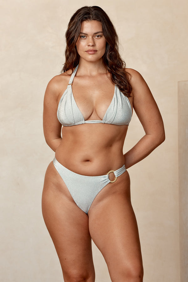 Bronte Bottom - Soft Silver Shimmer