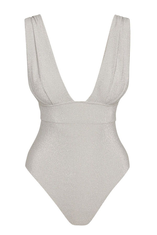 Aruba One Piece - Soft Silver Shimmer