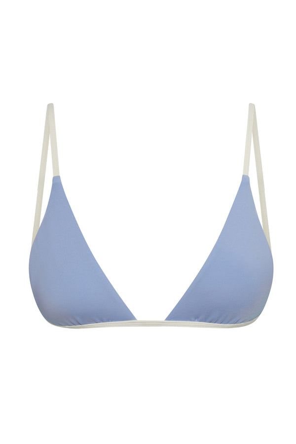 Barbados Top - Azure/Ivory