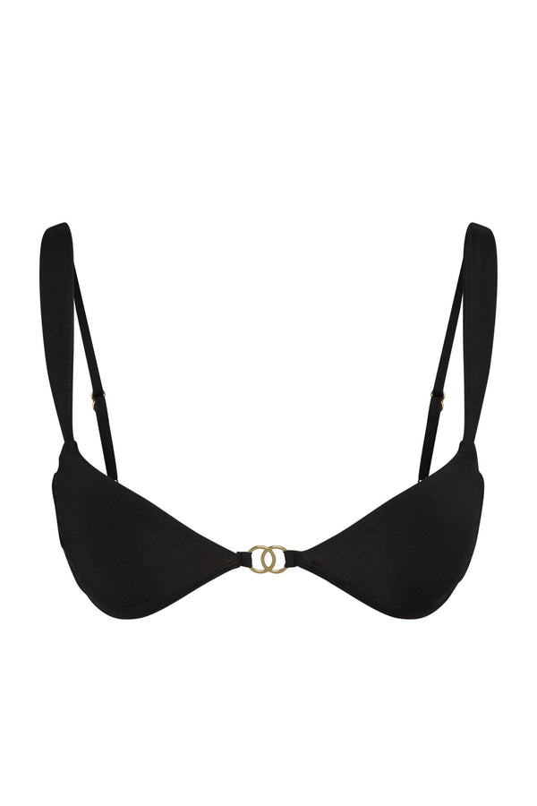 Petit Ermitage Top - Black (Small Bust)