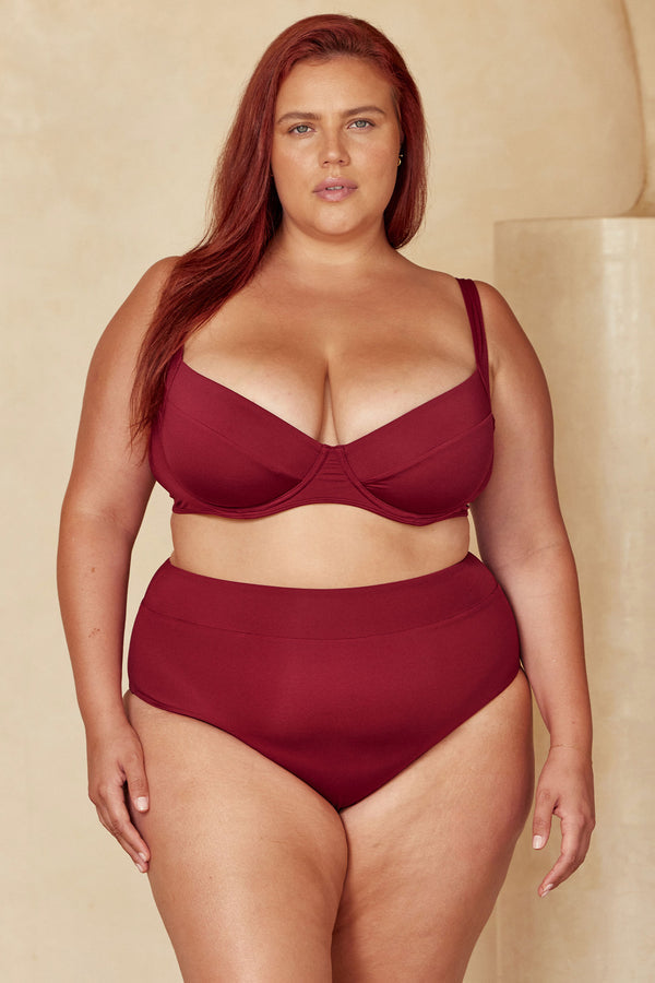 Sorrento Top - Burgundy