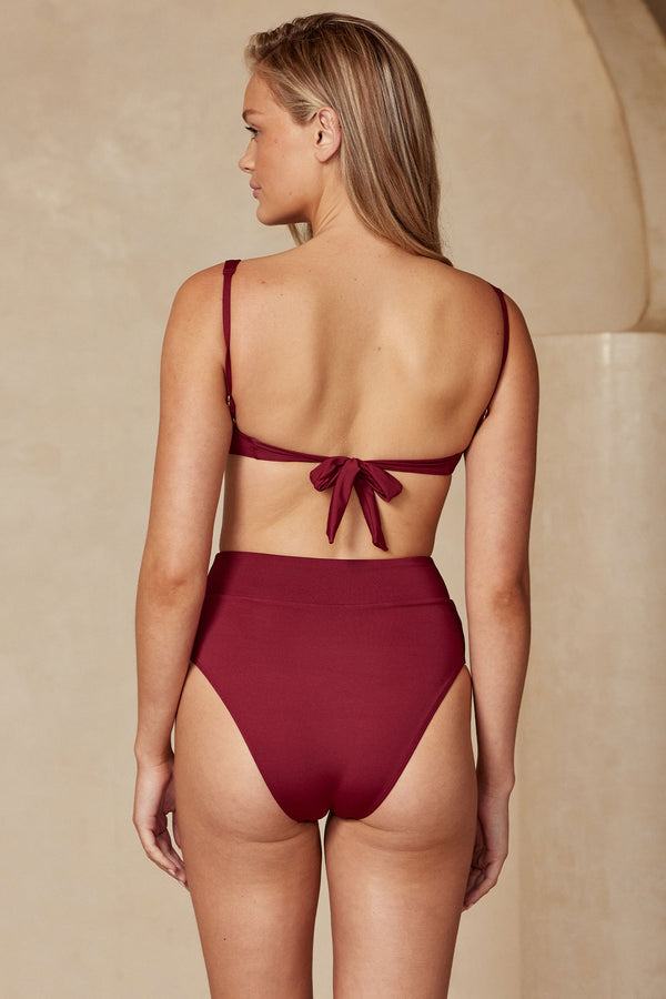 Sorrento Bottom - Burgundy