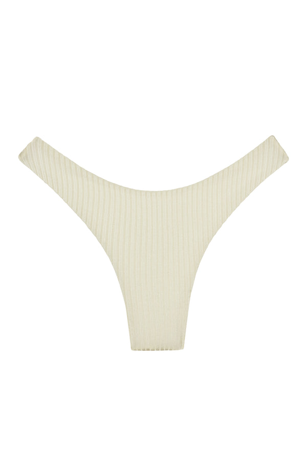 Byron Bottom - Ivory Shiny Rib