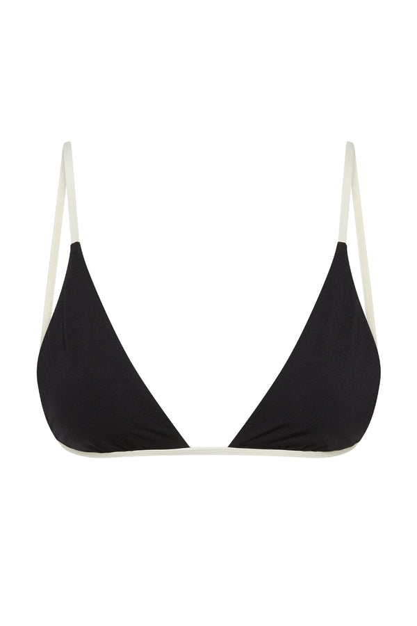 Barbados Top - Black/Ivory