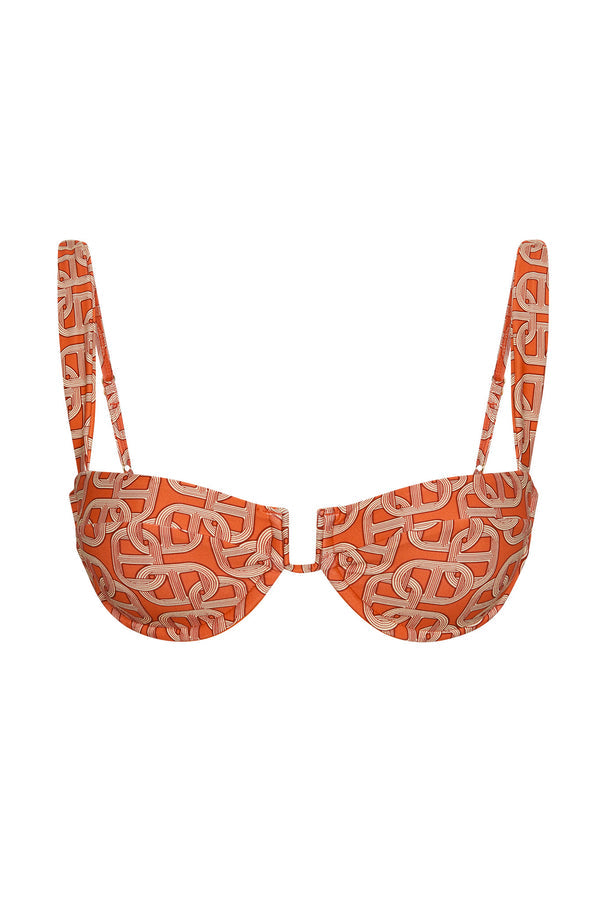 Cala Roja Top - Chain Geo