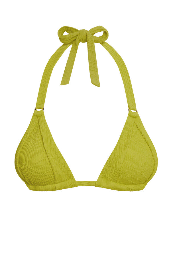 Morocco Top - Chartreuse Summer Plaid