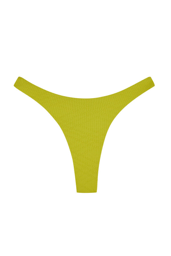 Tamarama Bottom - Chartreuse Summer Plaid