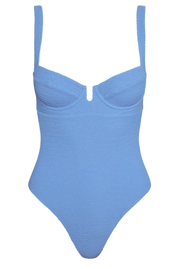 Clovelly One Piece - Azure Crinkle