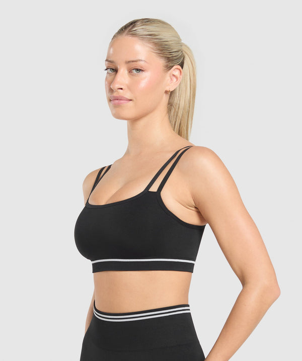 Contrast Seamless Sports Bra