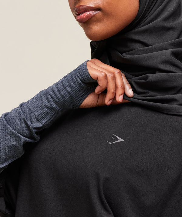 Covered Longline Cotton T-Shirt