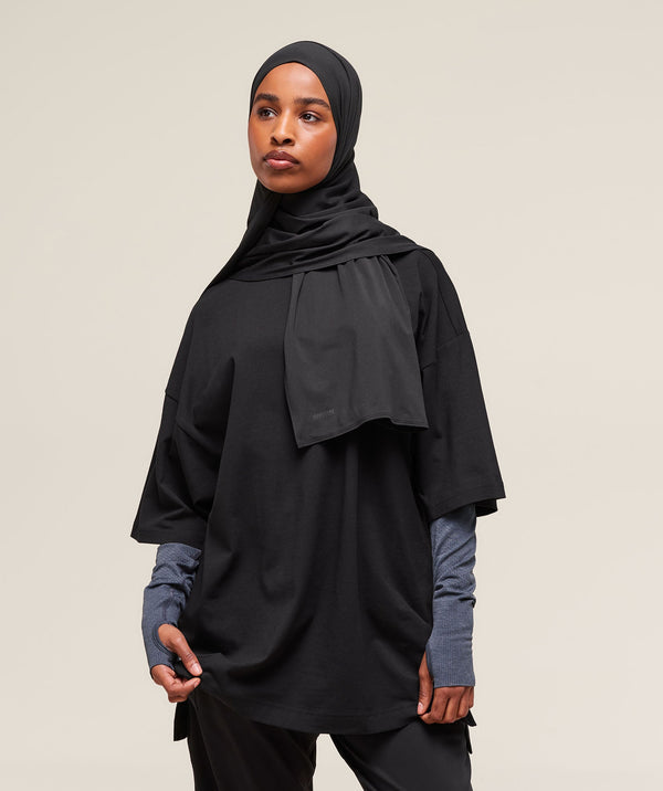 Covered Longline Cotton T-Shirt