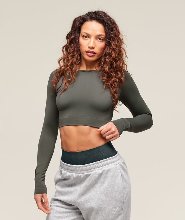 Everyday Seamless Long Sleeve Crop Top