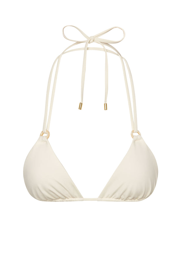 Hanalei Top - Ivory w/ Pearl Ring