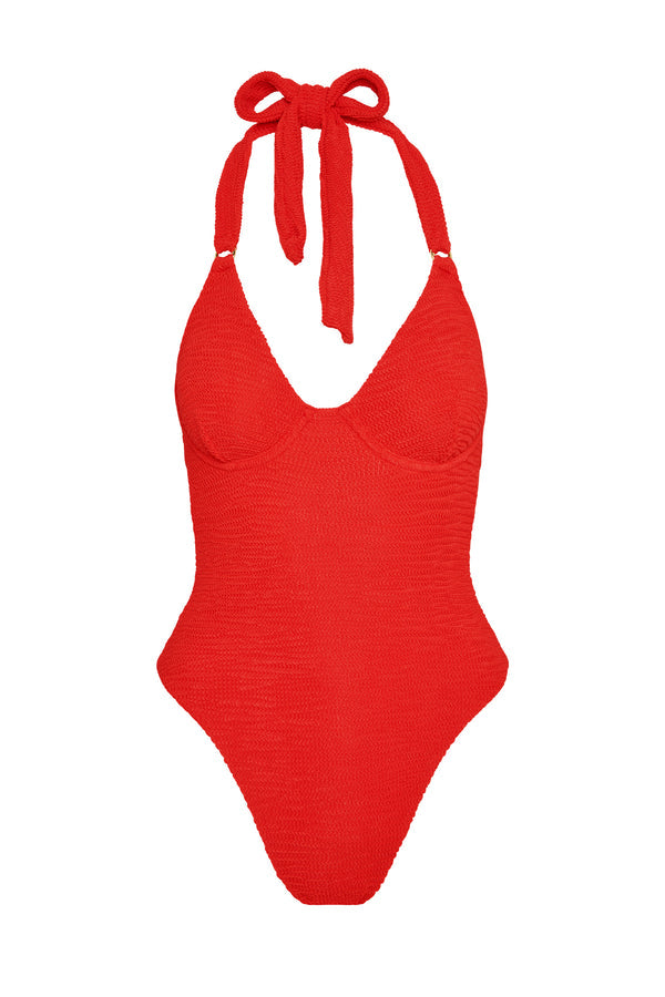 Honolulu One Piece - Chili Pepper Crinkle
