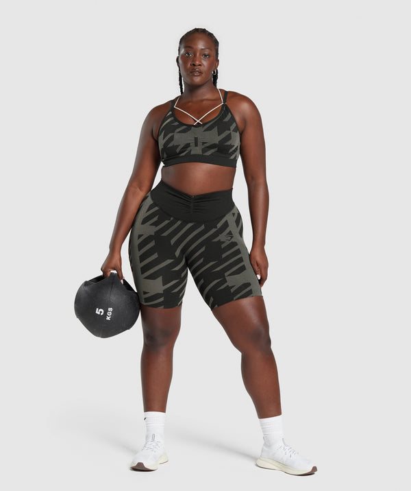 Apex Limit Seamless Ruched Sports Bra