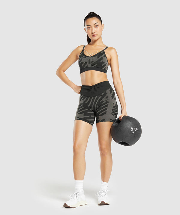 Apex Limit Seamless Ruched Sports Bra