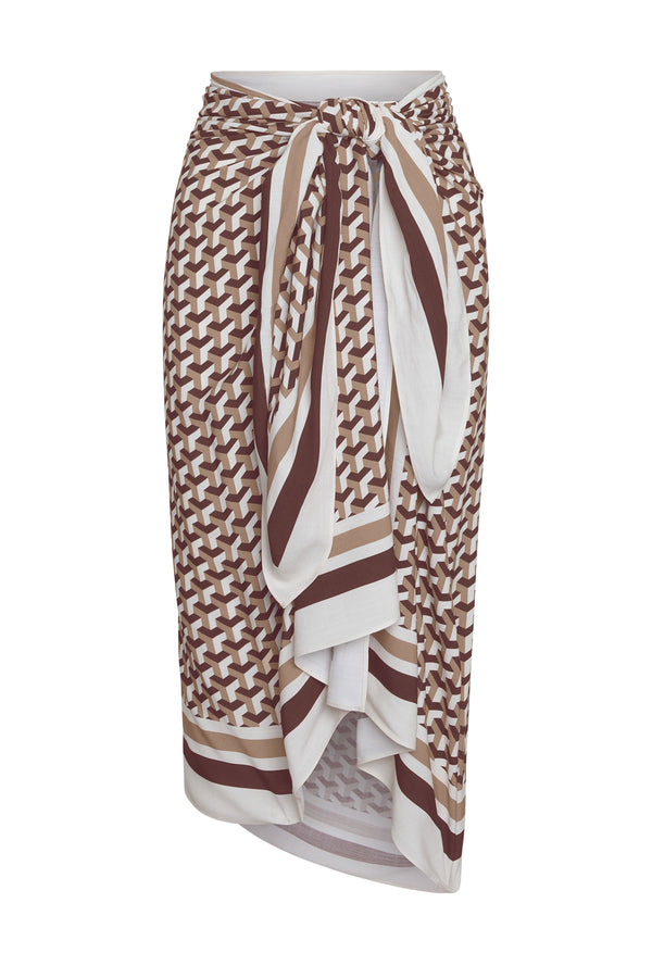 Marina Piccola Sarong - Husk Geo