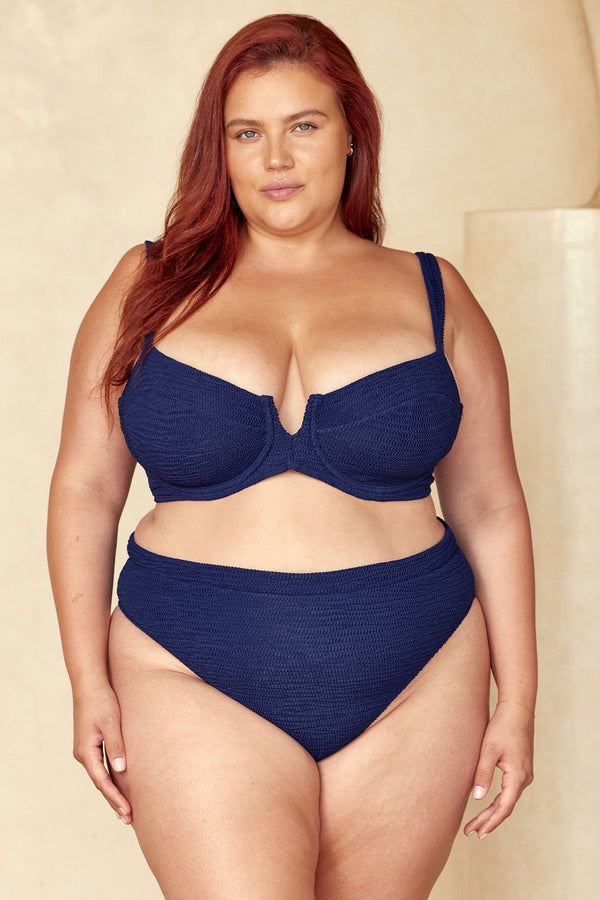 Clovelly Top - Midnight Crinkle