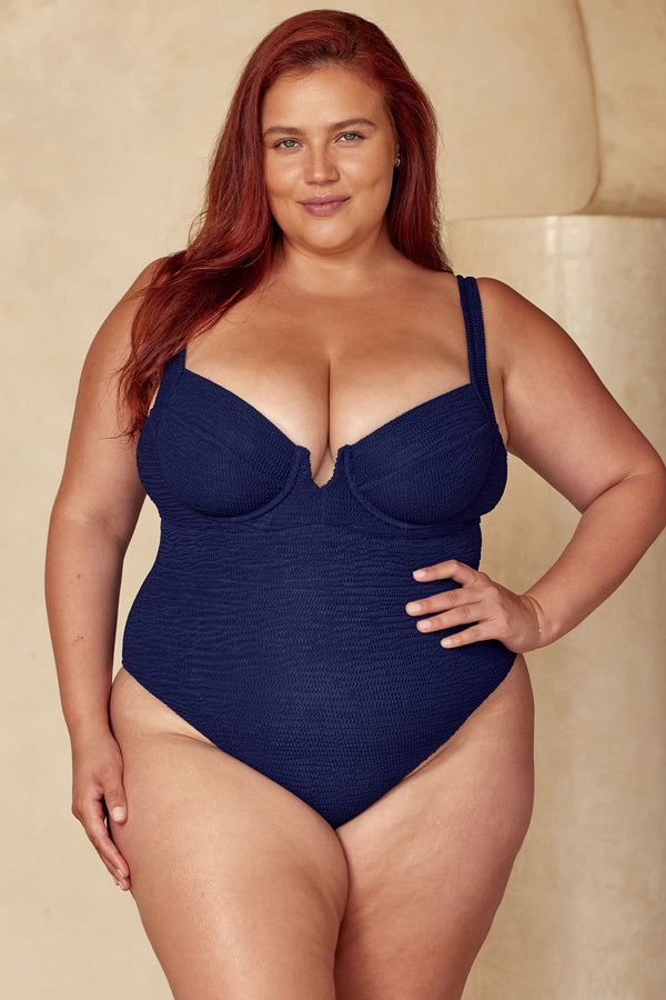Clovelly One Piece - Midnight Crinkle