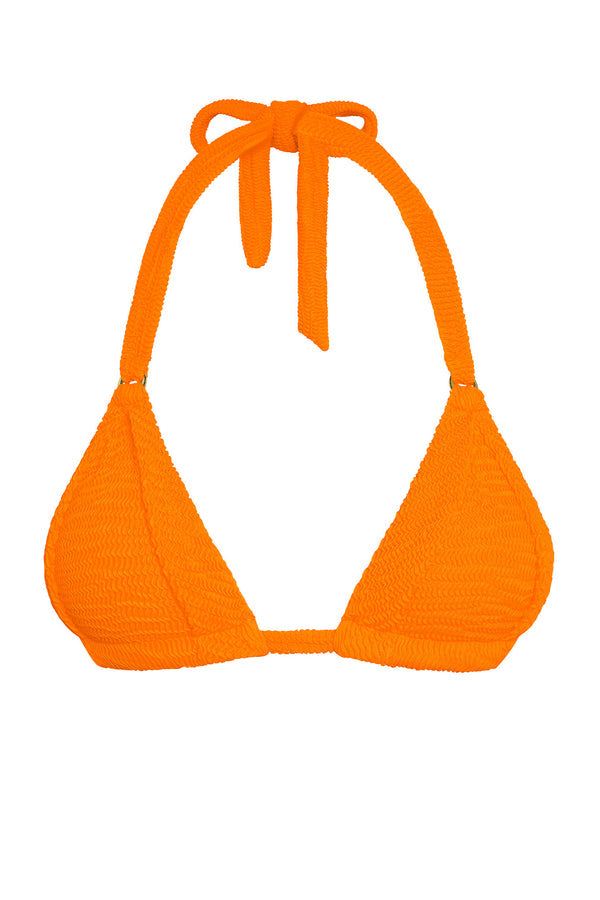 Morocco Top - Tangerine Crinkle