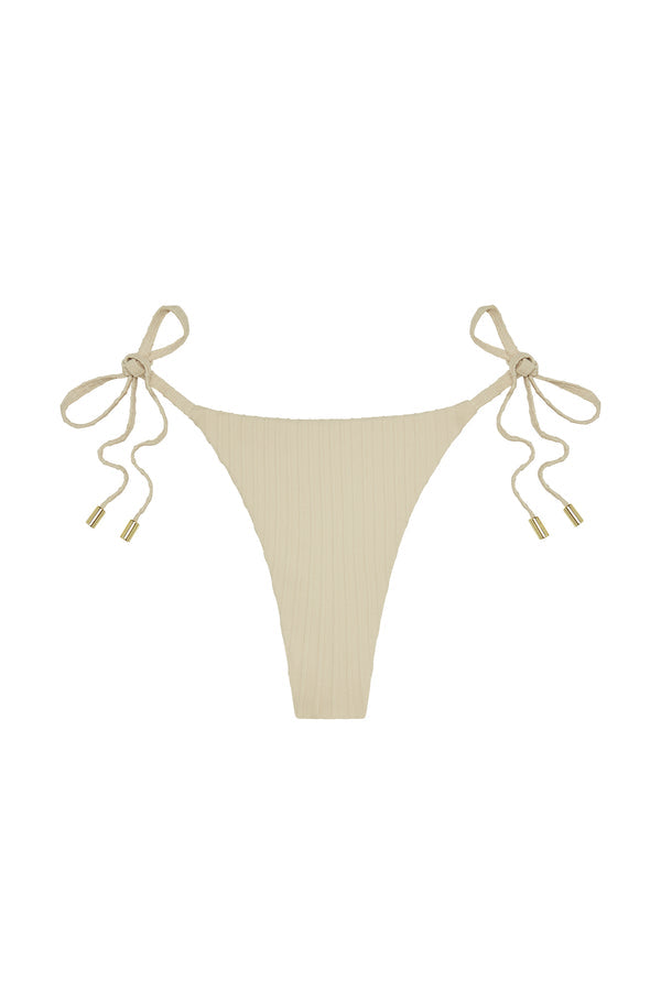 Palma Thong - Vanilla Matte Rib