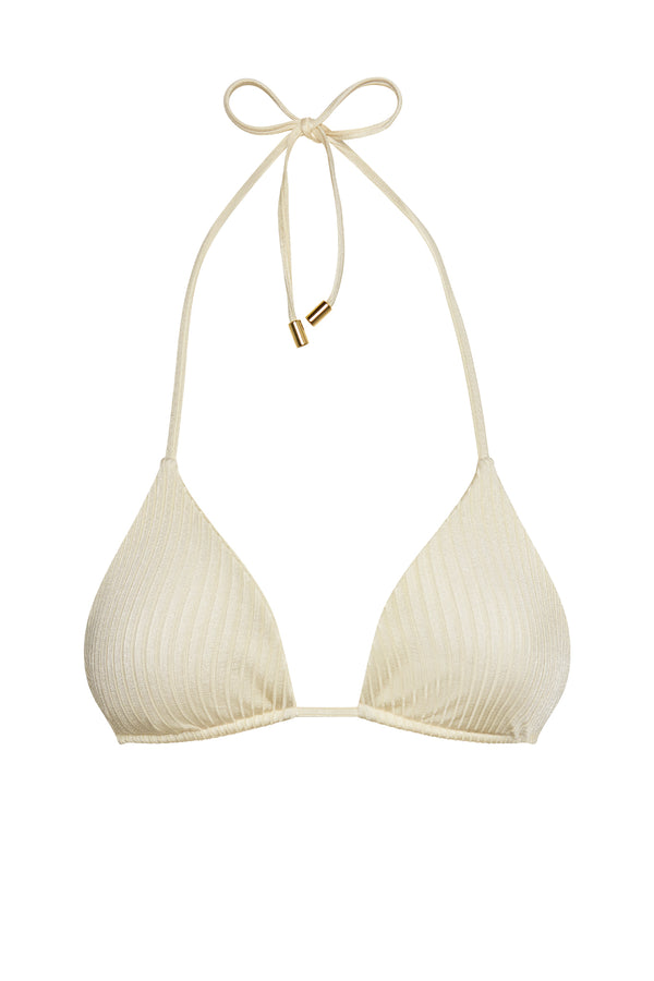 Palma Top - Ivory Shiny Rib