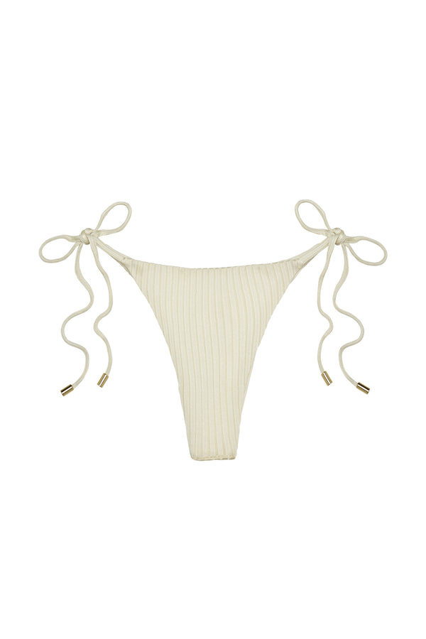 Palma Bottom - Ivory Shiny Rib